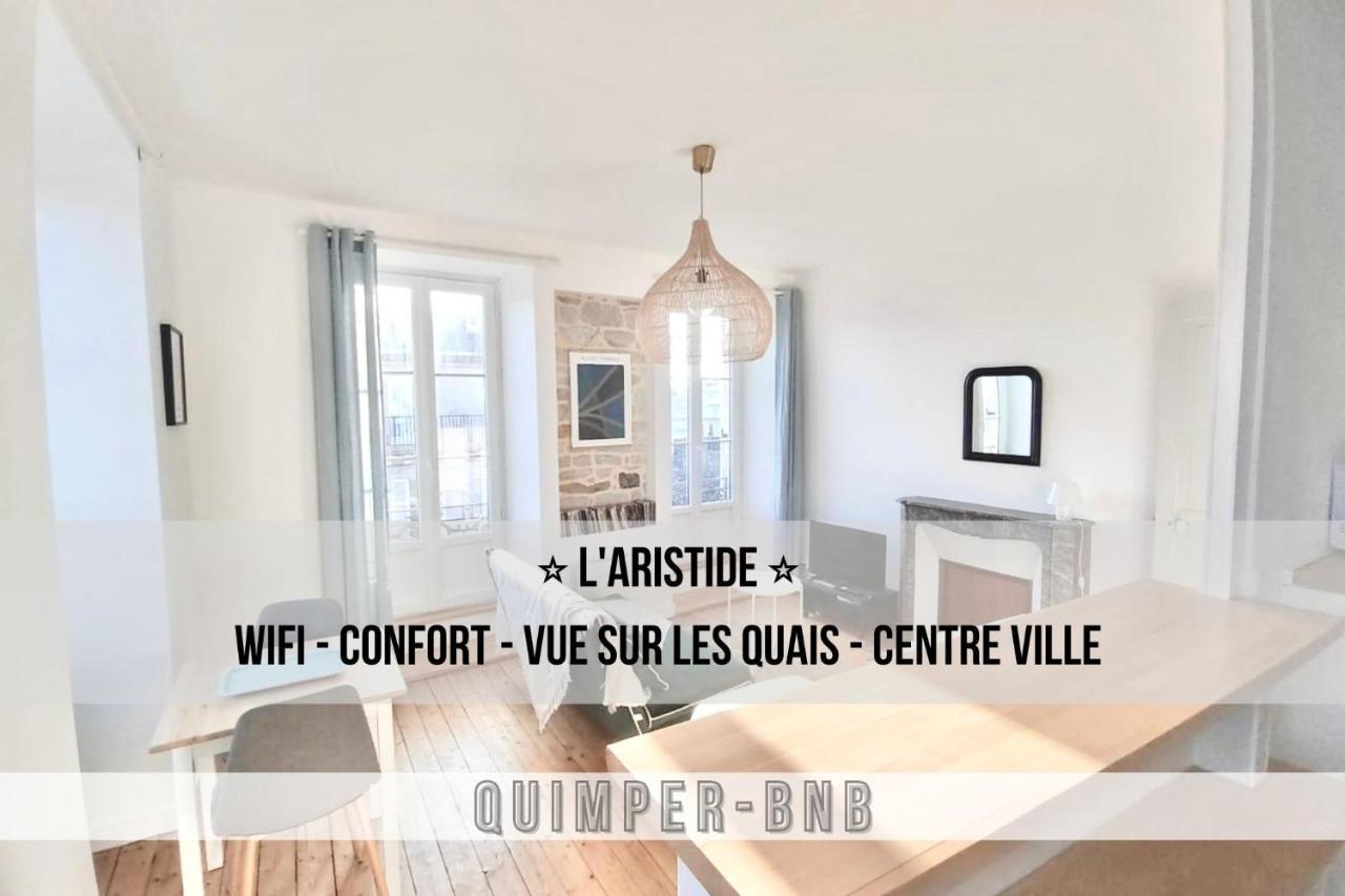 L'Aristide - Entre Gare Et Centre Ville - Vue Sur Les Quais Quimper Eksteriør bilde